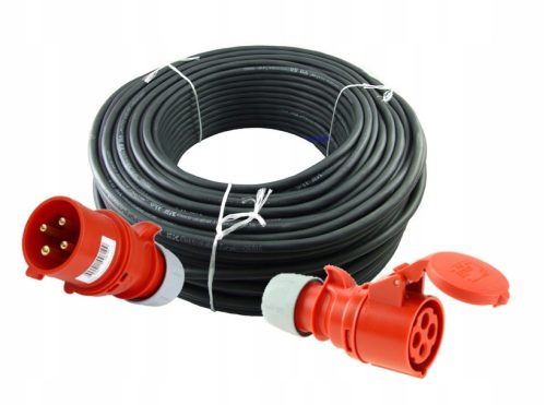 BS Electric Einzel-Verlängerungskabel 30 m, 1 Stk. Steckdosen, schwarz