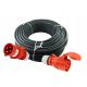 BS Electric Einzel-Verlängerungskabel 30 m, 1 Stk. Steckdosen, schwarz