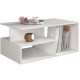  TopEshop PRIMA rechteckiger Couchtisch 51 x 90 x 43 cm weiß