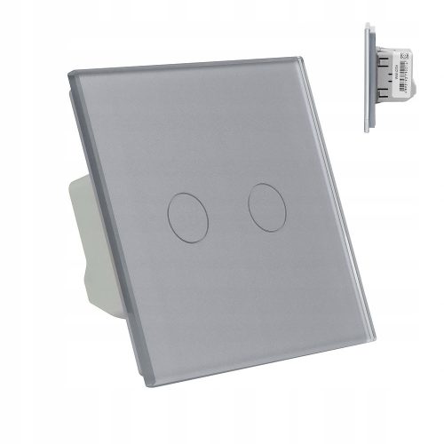 Doppel-Touch-Schalter, Unterputz Livolo Grautöne VL-C702-64