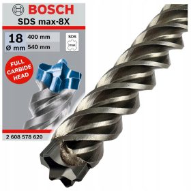  Bosch SDS max-8X Bohrer 18/540/400 für Silikate