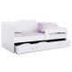  AJKmeble Lili Bett 80 x 180 cm weiß