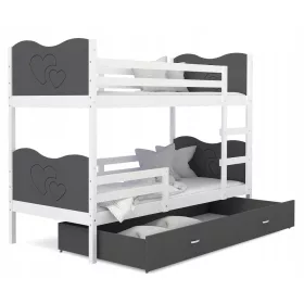  AJKmeble Max Etagenbett 80 x 190 cm