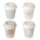 Einweggeschirr KAFFEE-PAPIERBECHER 250ML PAST + DECKEL 50ST (+ Produktgebühr)