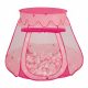  Selonis Zamek Kinderlaufstall, Zelt für Kinder mit Bällen NZ-03-PINK 105 x 90 cm