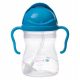  B.Box-Flasche mit Strohhalm, 240 ml, Kobaltblau