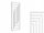  120x49 SILBER dekorativ WEISS P-Perl / RAL