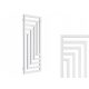  120x49 SILBER dekorativ WEISS P-Perl / RAL