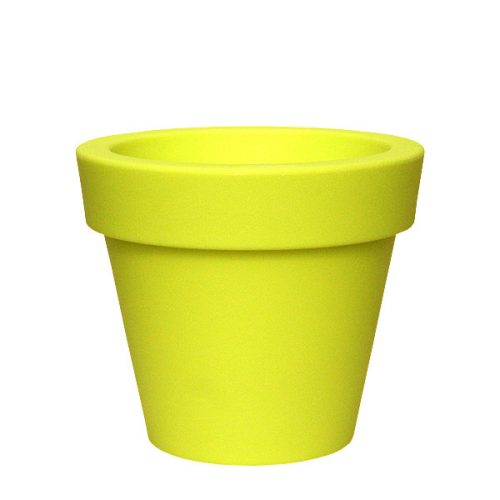  ITALIENISCHER runder Blumentopf MINI IKON 20/17 cm grün