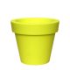  ITALIENISCHER runder Blumentopf MINI IKON 20/17 cm grün