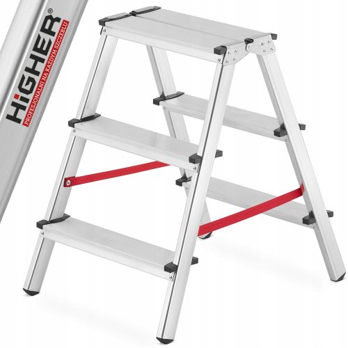 Höhere Leiter 2,65 m Aluminium 1 x 2 bis 125 kg