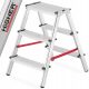 Höhere Leiter 2,65 m Aluminium 1 x 2 bis 125 kg