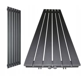  LOFT Deko-HEIZKÖRPER 140x45 Anthrazit Struktur 837W