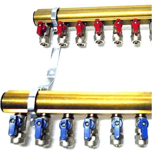  VERTEILER 8 MESSINGventile mit PEX 16-Anschluss