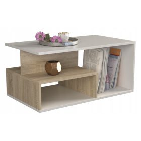    TopEshop Prima rechteckiger Couchtisch 90 x 51 x 43 cm Sonoma-Eiche