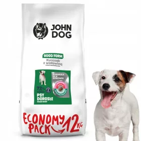  John Dog Trockenfutter Huhn 12 kg