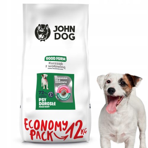  John Dog Trockenfutter Huhn 12 kg