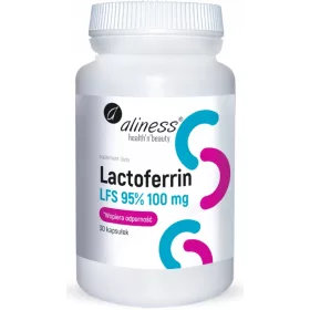   Aliness Laktoferrin LFS 95% 100 mg – Nahrungsergänzungsmittel mit 30 Kapseln