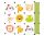  Muf-Art Modularer Kleiderschrank (Tiere) 110 x 110 x 37 cm mehrfarbig