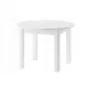  Runder ausziehbarer Tisch Szynaka Meble Indus 105 x 105 x 76 cm weiß