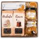  GESCHENKKORB mit Tee, Kaffee und Teesieb