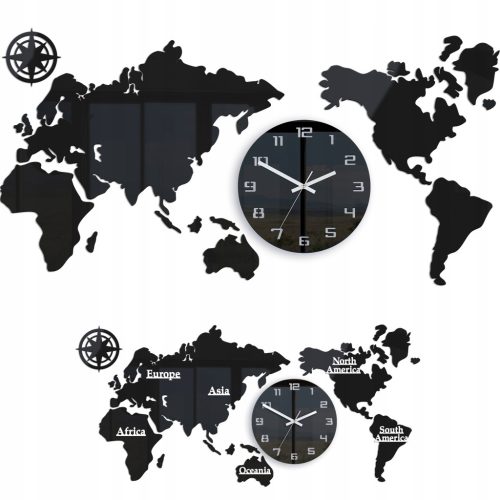  ModernClock Wanduhr weiß, Grautöne, silber 110cm