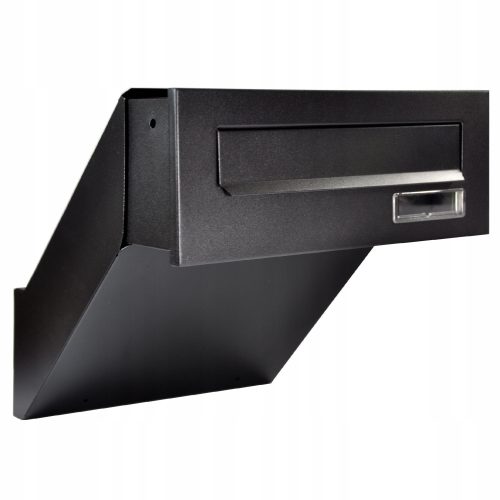 Handgefertigter Briefkasten, Dropbox, schwarz