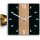  ModernClock Wanduhr weiß, schwarz, Brauntöne, 30 cm
