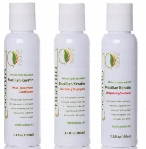  KERATIN-HAARGLÄTTUNGSSET 3X100ML ENCANTO