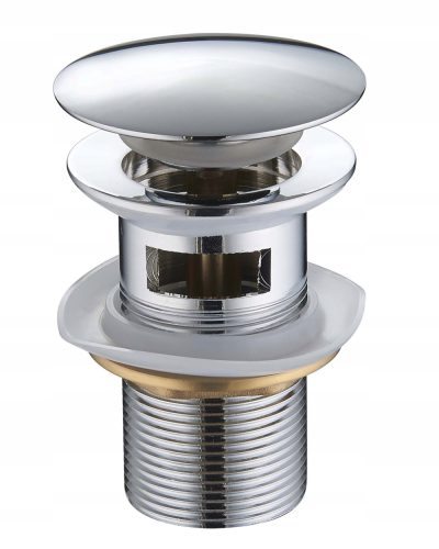 Mexen silberner runder Click-Clack-Stecker ohne Überlauf