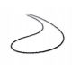  Faveo Turmalin Halskette 2mm 45 cm schwarz
