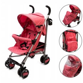  Bauerkraft Kinderwagen, Regenschirmtasche, rosa