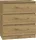  TopEshop Malwa Kommode 40x70x77 cm Artisan-Eiche