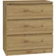  TopEshop Malwa Kommode 40x70x77 cm Artisan-Eiche