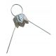  HAKEN FÜR KUGELN UND KUGELANHÄNGER 100 Stück, 7 mm