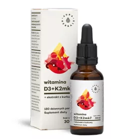  Vitamin D3 + K2MK7 + Kurkuma-Extrakt Tropfen – Natürliche Herkunft und hohe Bioverfügbarkeit