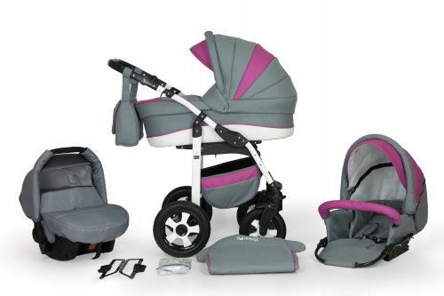  VERDI ELIZ KINDERWAGEN 3IN1 + TASCHE + ZUBEHÖR
