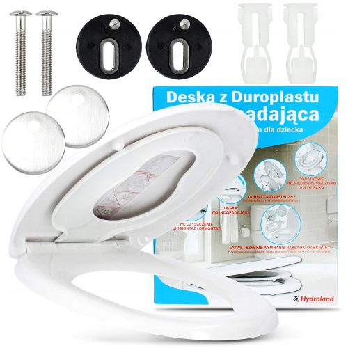 Toilettensitze Hydroland Toilettensitz Sitz weiß Duroplast