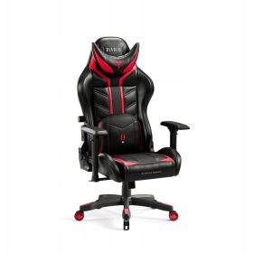    Diablo Chairs Diablo X-Ray L Gaming-Stuhl, schwarzes Öko-Leder