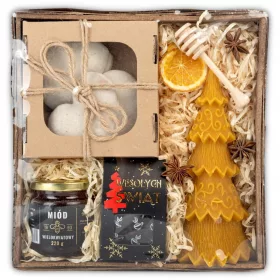  GESCHENKKORB Tee Weihnachtsbaum Lebkuchen