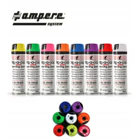 Ampere orange geodätische Farbe 500 ml