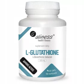   L-Glutathion 500mg - Antioxidationsmittel, Immun- und Entgiftungsstimulator, 100 Kapseln