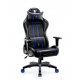  Diablo Chairs X-One 2.0 Gaming-Stuhl, schwarzes und blaues Kunstleder