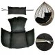  Kontrastkissen 95 x 100 x 12 schwarz
