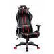  Diablo Chairs X-One 2.0 Gaming-Stuhl, schwarzes und rotes Kunstleder