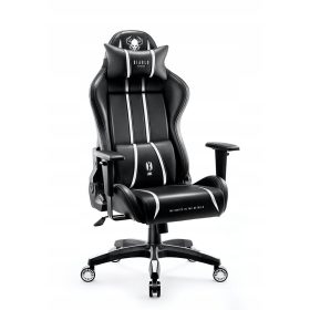    Diablo Chairs X-One 2.0 Gaming-Stuhl, schwarz-weißes Öko-Leder
