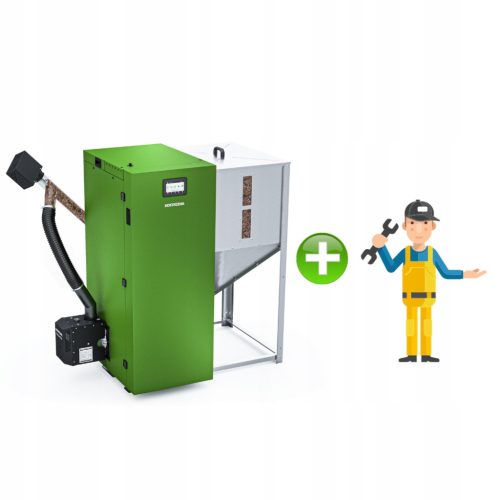  Pelletkessel Kostrzewa Twin Bio NE 16 kW + UTI-Liste + KOSTENLOS + 0% RATEN
