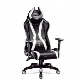  Diablo Chairs X-Horn 2.0 Gaming-Stuhl, weißes Öko-Leder