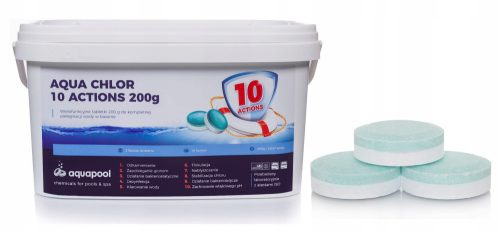 Poolchemikalien Chlortabletten Aquapool Aqua Chlor 10 Aktionen 5 kg