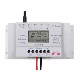 SOLAR 40A LADECONTROLLER LCD 12V 24V MPPT
